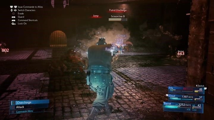 Droga przez kanały jest liniowa i prosta, a po drodze natkniesz się na dużą ilość przeciwników - Final Fantasy VII Remake: In Search of Hope - solucja - Final Fantasy VII Remake - poradnik do gry