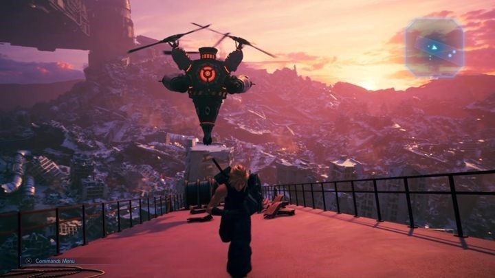 Dotrzesz w końcu do miejsca, gdzie będziesz musiał stoczyć kolejny pojedynek z bossem - Final Fantasy VII Remake: The Day Midgar Stood Still - solucja - Final Fantasy VII Remake - poradnik do gry