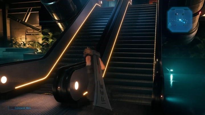 Przejdź teraz korytarzami, aż do kolejnego czytnika kart i włącz go - Final Fantasy VII Remake: The Belly of the Beast - solucja - Final Fantasy VII Remake - poradnik do gry