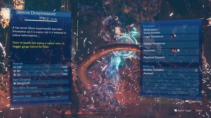 Czeka Cię teraz walka z bossem Jenova Dreamweaver - Final Fantasy VII Remake: Deliverance from Chaos - solucja - Final Fantasy VII Remake - poradnik do gry