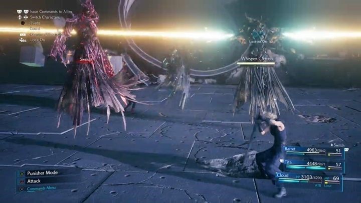 W końcu będziesz musiał walczyć z trzema Whisperami na raz - Final Fantasy VII Remake: Destinys Crossroads - solucja - Final Fantasy VII Remake - poradnik do gry