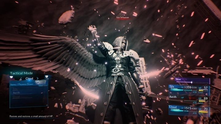 Pora na pojedynek z Sephirothem, który jest głównym bossem gry Final Fantasy VII Remake - Final Fantasy VII Remake: Destinys Crossroads - solucja - Final Fantasy VII Remake - poradnik do gry