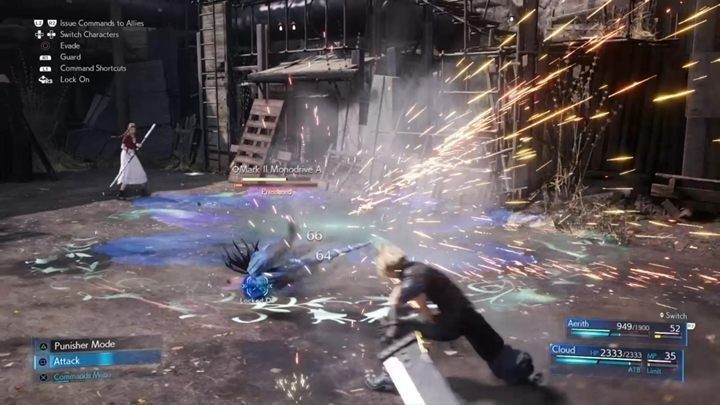 Po zlikwidowaniu pierwszej grupki przeszukaj okolice, a znajdziesz następnych przeciwników - Final Fantasy VII Remake: Weapons on a Rampage, solucja, quest - Final Fantasy VII Remake - poradnik do gry