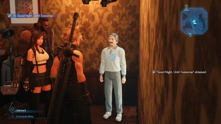 Zacznij od znalezienia wszystkich trzech płyt: Goodnight, Until Tomorrow, Fight On - Final Fantasy VII Remake: The Power of Music, solucja, quest - Final Fantasy VII Remake - poradnik do gry