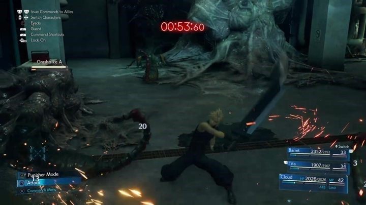Skorzystaj z punktu odpoczynku, by zregenerować HP i MP, a następnie użyj panelu - Final Fantasy VII Remake: Inside the Ventilation Fan - discoveries, solucja - Final Fantasy VII Remake - poradnik do gry