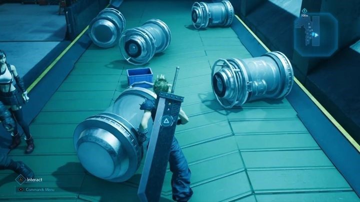 W środku znajdziesz kilka fantów - Magic Up Materia i zdemontowane komponenty z bossa - Final Fantasy VII Remake: Waste Recovery - discoveries, solucja - Final Fantasy VII Remake - poradnik do gry