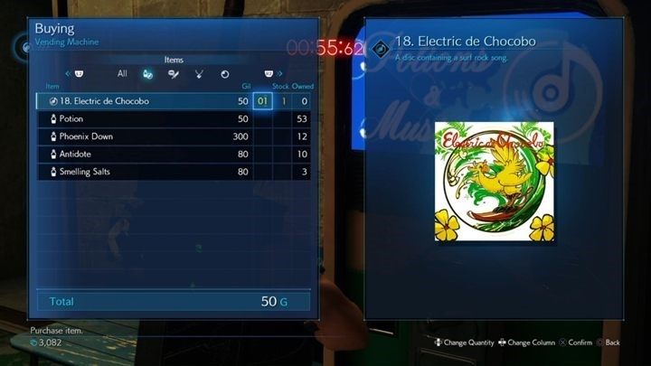 Komentarz: do zdobycia podczas wykonywania Discovery Inside the Ventilation Fan, z rozdziału 6 Light the Way - Final Fantasy VII Remake: Music Collection - płyty, spis, jak znaleźć wszystkie - Final Fantasy VII Remake - poradnik do gry