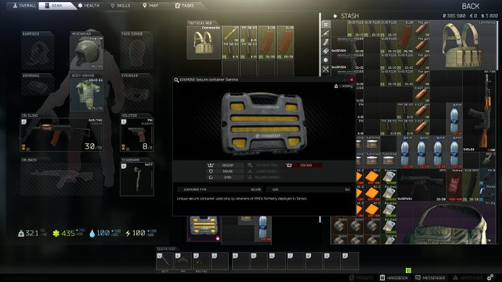Gamma Container posiada 9 bezpiecznych slotów. - Jak zdobyć Gamma Container w Escape from Tarkov? - Escape from Tarkov - poradnik do gry