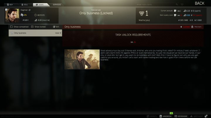 Wykonywanie misji zapewnia wiele korzyści. - 10 najlepszych wskazówek na start w Escape from Tarkov - Escape from Tarkov - poradnik do gry