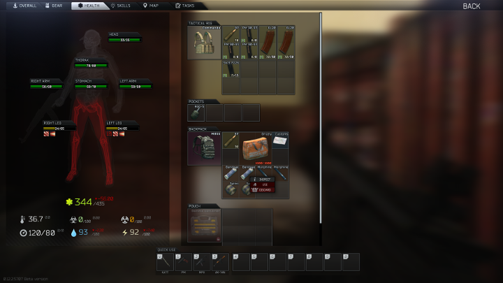 Złamanie warto wyleczyć jak najszybciej, dopóki noga nie zostanie całkowicie zniszczona. - Jak uleczyć złamaną nogę w Escape from Tarkov? - Escape from Tarkov - poradnik do gry