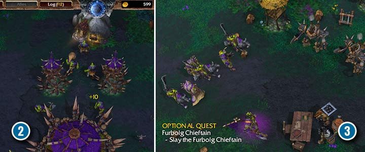 Druga kopalnia znacznie przyspieszy wydobycie złota (2), a lokalny kupiec zaoferuje nowy sprzęt do zbierania drewna (3) - Duchy Ashenvale | Solucja Warcraft 3 Reforged - Warcraft 3 Reforged - poradnik do gry