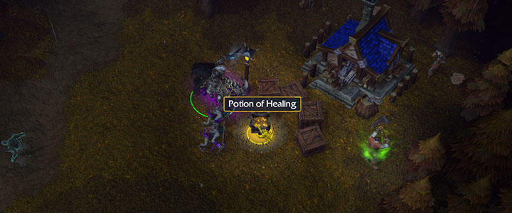 Wystarczy zbliżyć się bohaterem do ukrytego Akolity, aby dołączył do Kultu. Niektóre skrzynie zawierają przedmioty dla Arthasa. - Pełznąc przez Prochy | Solucja Warcraft 3 Reforged - Warcraft 3 Reforged - poradnik do gry