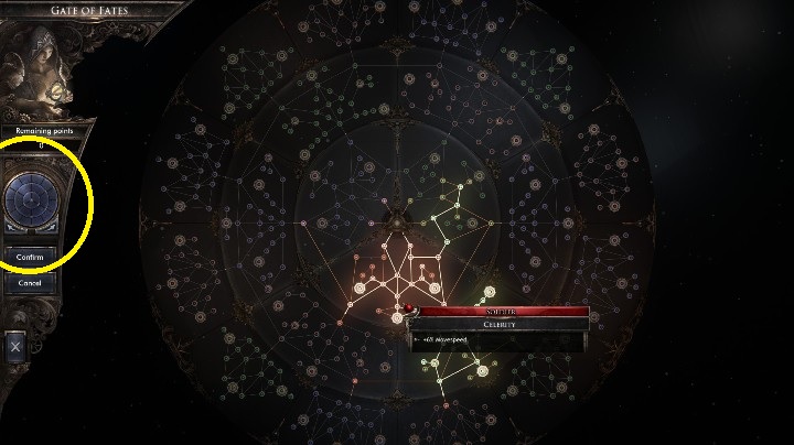 Możesz obracać części koła umiejętności, aby mieszać i dopasowywać typy umiejętności - Porady na start do gry Wolcen - Wolcen Lords of Mayhem - poradnik do gry