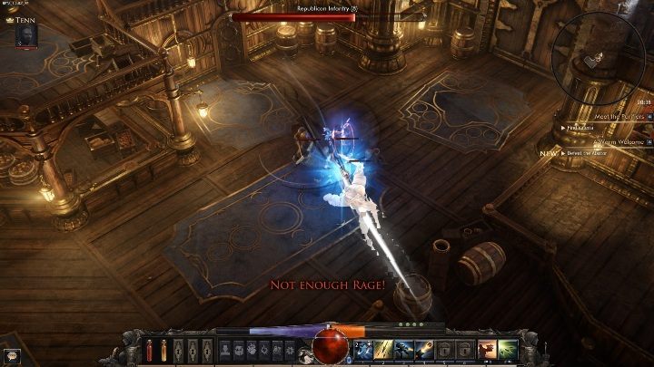 Szarża - Alastor potrafi wykonywać szybkie szarże, które nie tylko ułatwiają mu przemieszczanie się po mapie, ale również pozwalają na zadawanie Ci sporych obrażeń - Alastor | Boss w grze Wolcen - Wolcen Lords of Mayhem - poradnik do gry