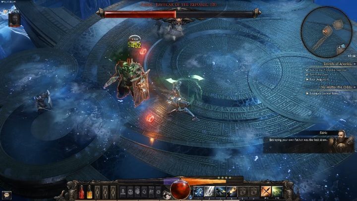 W trakcie walki przeciwnik wielokrotnie będzie wzywał swoich towarzyszy - Edric, Justicar of the Republic | Boss w grze Wolcen - Wolcen Lords of Mayhem - poradnik do gry