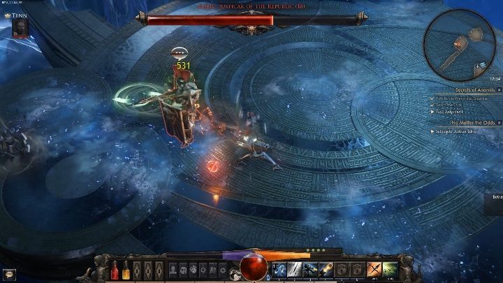 Najlepszym sposobem na walkę z przeciwnikiem jest atakowanie go od tyłu - Edric, Justicar of the Republic | Boss w grze Wolcen - Wolcen Lords of Mayhem - poradnik do gry
