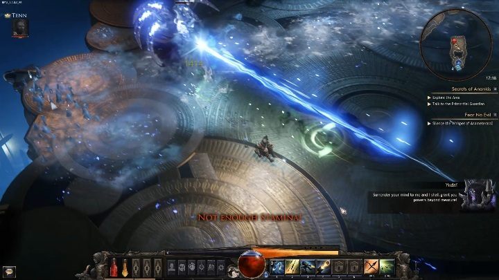 Przeciwnik potrafi stworzyć wiązkę, która ma ogromny zasięg - Yudai, Whisper of Anameterassu | Boss w grze Wolcen - Wolcen Lords of Mayhem - poradnik do gry