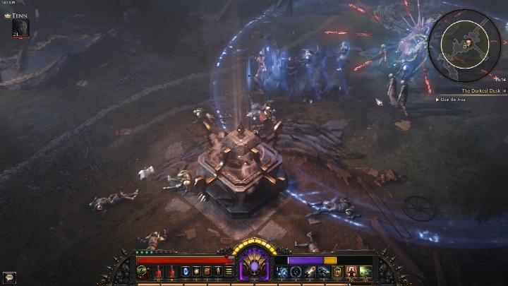 Na The-One-That-Suffered natrafisz wykonując misję The Darkest Dust - The-One-That-Suffered | Boss w grze Wolcen - Wolcen Lords of Mayhem - poradnik do gry