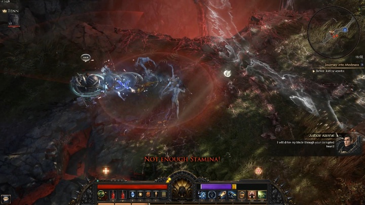 Boss to ogromny rycerz, dzięki czemu dość wolno się porusza - Justicar Azenhal | Boss w grze Wolcen - Wolcen Lords of Mayhem - poradnik do gry