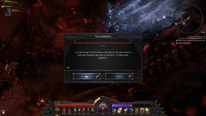 Na The Lambach natrafisz, wykonując misję Cordial Invitation - The Lambach | Boss w grze Wolcen - Wolcen Lords of Mayhem - poradnik do gry