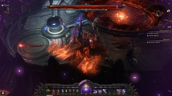 Dobrym sposobem na walkę z bossem jest wykorzystywanie formy apokaliptycznej - Heimlock | Boss w grze Wolcen - Wolcen Lords of Mayhem - poradnik do gry