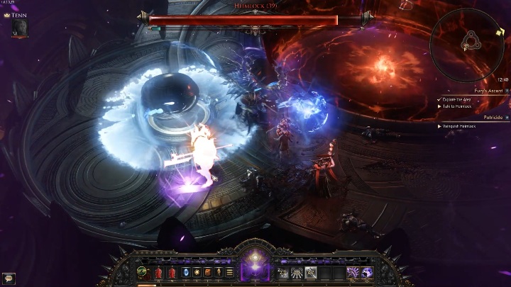 Dobrym pomysłem będzie niezbliżanie się do mechanizmów - Heimlock | Boss w grze Wolcen - Wolcen Lords of Mayhem - poradnik do gry