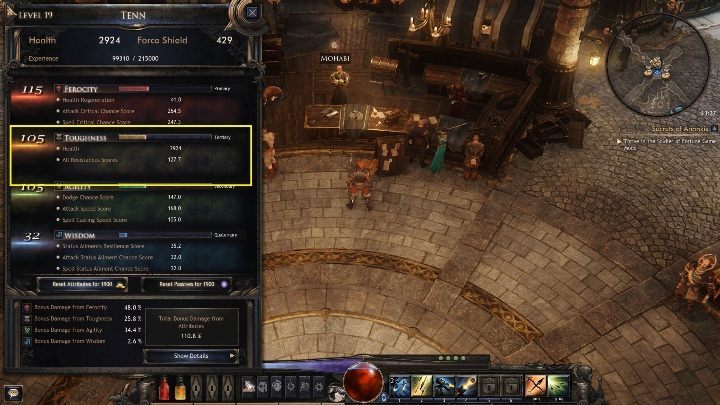 Wpływa na ilość zdrowia i odporności względem wszelkich żywiołów - Atrybuty postaci w grze Wolcen - Wolcen Lords of Mayhem - poradnik do gry