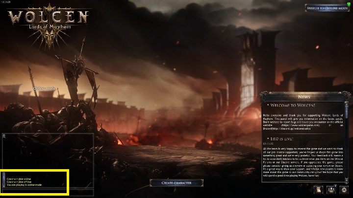 Gra Wolcen Lords of Mayhem posiada również problemy z trybem offline - Dlaczego serwery gry Wolcen nie działają? - Wolcen Lords of Mayhem - poradnik do gry