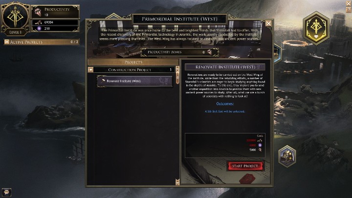 Ostatecznie Twoim zadaniem jest Renowacja Instytutu - Jak odblokować piąte miejsce umiejętności w Wolcen? - Wolcen Lords of Mayhem - poradnik do gry