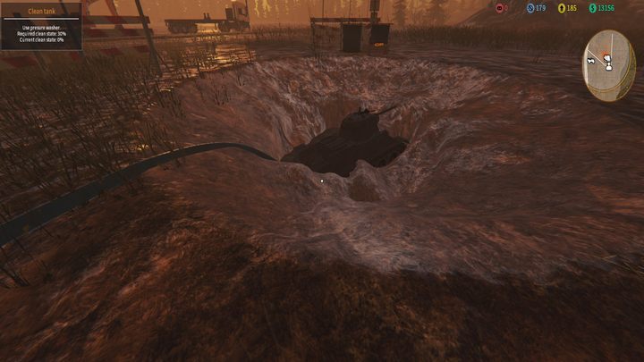 Wykopanie czołgu będzie od Ciebie wymagało podjęcia kilku kroków, zanim go przetransportujesz do warsztatu. - Porady na start do Tank Mechanic Simulator - Tank Mechanic Simulator - poradnik do gry