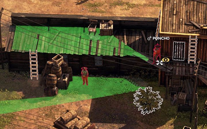 Zdecydowanie najczęstszym powodem wszczęcia alarmu jest znalezienie się w polu widzenia jakiegoś przeciwnika - Desperados 3: Wszczynanie alarmów - jak uniknąć? - Desperados 3 - poradnik do gry