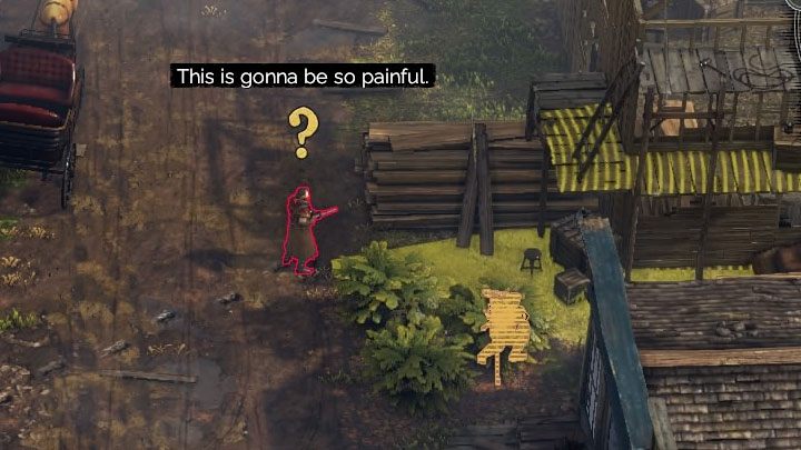 Po zbliżeniu się do szubienicy stojący przy niej wrogowie rozejdą się - Desperados 3: Zdobądź przebranie i znajdź McCoya, 8 Misja - solucja - Desperados 3 - poradnik do gry