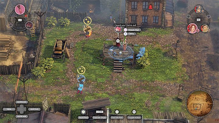 Na sam koniec zostaw sobie zabezpieczenie placu wokół szubienicy - Desperados 3: Zdobądź przebranie i znajdź McCoya, 8 Misja - solucja - Desperados 3 - poradnik do gry