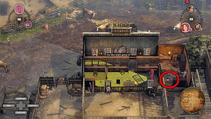 Uratowaniem McCoya możesz zająć się po zdobyciu przebrania dla Kate lub z pominięciem tego kroku, przy czym zignorowanie opcji pozyskania przebrania może utrudnić ci pozbywanie się kolejnych przeciwników - Desperados 3: Zdobądź przebranie i znajdź McCoya, 8 Misja - solucja - Desperados 3 - poradnik do gry