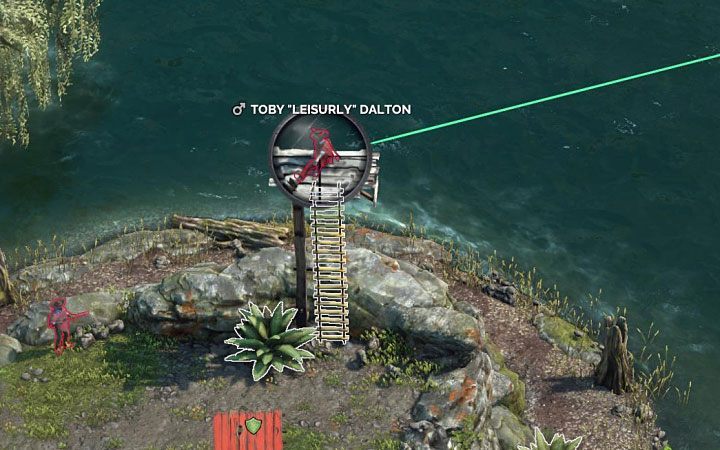 Kate jest więziona w klatce na wzgórzu na zachodnim krańcu mapy (M9,3) - Desperados 3: Uwolnij Kate i Hectora, 9 Misja - solucja, opis przejścia - Desperados 3 - poradnik do gry