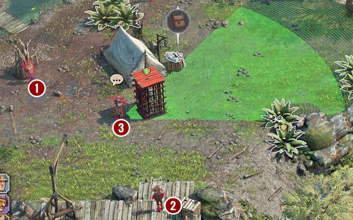 Zdecydowanie nie należy się śpieszyć z otwarciem klatki Hectora (M9,4) , bo bardzo łatwo można zostać wykrytym - Desperados 3: Uwolnij Kate i Hectora, 9 Misja - solucja, opis przejścia - Desperados 3 - poradnik do gry