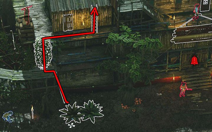 Statek o nazwie Królowa znajduje się w północnej części mapy (M11,18) i jest niestety dość pilnie strzeżony przez przeciwników - Desperados 3: Zinfiltruj i podpal Królową, 11 Misja - solucja, opis przejścia - Desperados 3 - poradnik do gry