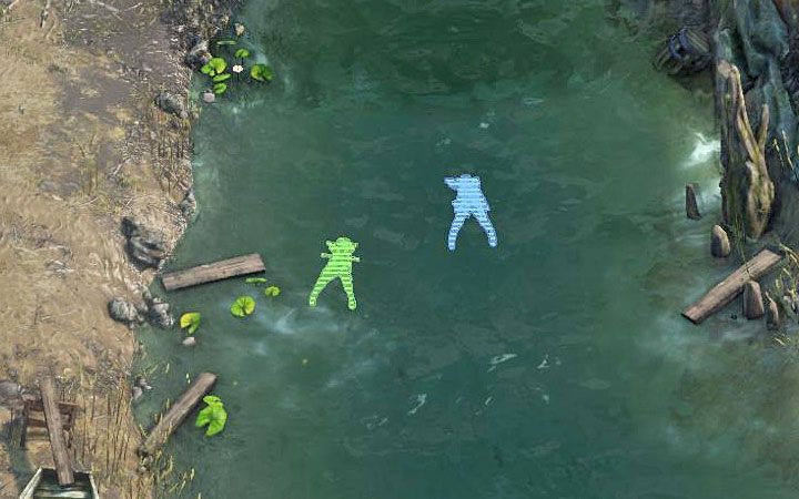 Tak, aczkolwiek pływać potrafi tylko dwóch bohaterów - Cooper oraz Isabelle - Desperados 3 - poradnik do gry