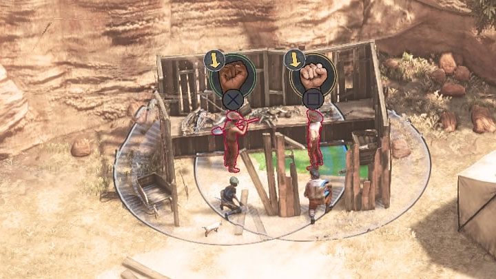 Na sam koniec zainteresuj się uszkodzonym budynkiem gdzie składowany jest sprzęt odebrany bohaterom - Desperados 3: Odzyskaj swój sprzęt - solucja, opis przejścia - Desperados 3 - poradnik do gry