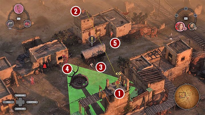 Na sam koniec pozostanie ci rozprawienie się z przeciwnikami rozstawionymi wokół wozu (M14,4) i jest niestety wśród nich Long Coat - Desperados 3: Zablokuj tory kolejowe - solucja, opis przejścia - Desperados 3 - poradnik do gry