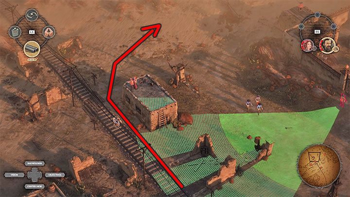 Nie wkraczaj jeszcze do głównej części gospodarstwa - Desperados 3: Zablokuj tory kolejowe - solucja, opis przejścia - Desperados 3 - poradnik do gry