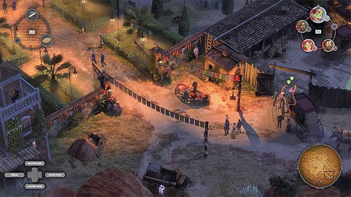 1 - Desperados 3: Odwróć uwagę gości fajerwerkami - solucja, opis przejścia - Desperados 3 - poradnik do gry