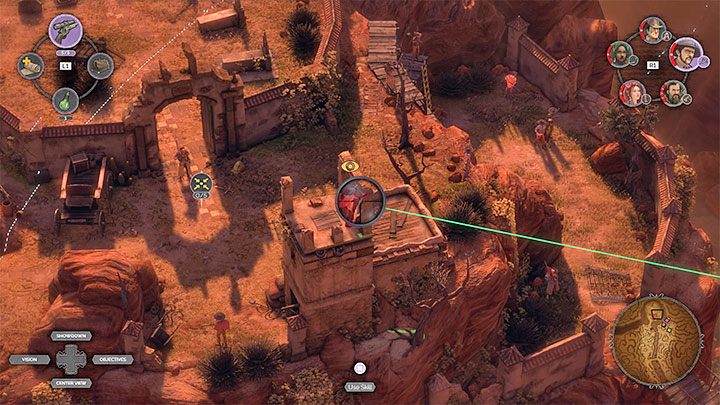 Niezależnie od tego wybrałeś lewą czy prawą ścieżkę co najmniej jeden bohater powinien znaleźć się w pobliżu cmentarnej bramy (M16,21) - Desperados 3: Dotrzyj do cmentarnej bramy - solucja, opis przejścia - Desperados 3 - poradnik do gry