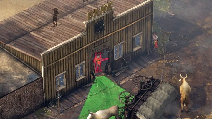 Wyzwaniem tym zainteresuj się dopiero podczas powtarzania misji grając na niskim poziomie trudności, bo sprawi ci ono dużo kłopotów - Desperados 3: 8 Misja - mapa, odznaki/wyzwania - Desperados 3 - poradnik do gry