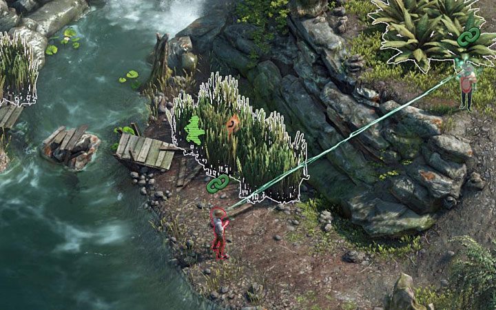 Dla przypomnienia w wyzwaniu tym chodzi o umiejętność Połączenie (Connect), która pozwala na połączenie dusz dwóch rozstawionych blisko siebie przeciwników - Desperados 3: 9 Misja - mapa, odznaki/wyzwania - Desperados 3 - poradnik do gry