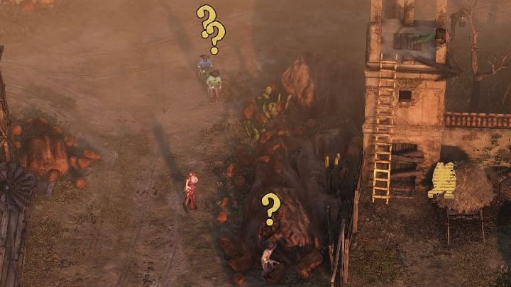 To trudne wyzwanie, o które najlepiej powalczć dopiero podczas powtarzania misji na niskim poziomie trudności - Desperados 3: 14 Misja - mapa i odznaki/wyzwania - Desperados 3 - poradnik do gry