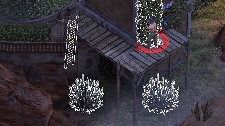 Wyzwaniem tym najlepiej zająć się podczas powtarzania misji na niskim poziomie trudności, dzięki czemu będziesz nie tylko grał na niższych ustawieniach, ale również mógł na bieżąco śledzić swoje postępy w spełnianiu wymagań odznaki - Desperados 3: 15 Misja - mapa i odznaki/wyzwania - Desperados 3 - poradnik do gry