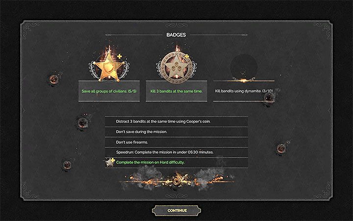 Powód, dla którego powiązane z daną misją wyzwania są niewidoczne, jest bardzo prosty - gra celowo odkrywa wyzwania dopiero po ukończeniu danej misji po raz pierwszy - Desperados 3: Lista wyzwań/odznak - dlaczego nie widzę? - Desperados 3 - poradnik do gry