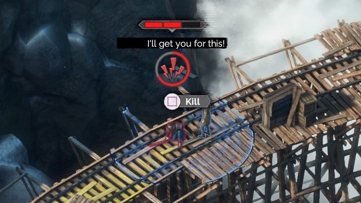 Umiejętności pozostałych bohaterów nie pozwalają od razu zabić przeciwnika Long Coat, ale mogą go osłabić - rozpoznasz to po tym, że przeciwnik Long Coat uklęknął (przykład na powyższym obrazku) - Desperados 3: Long Coats - jak eliminować? - Desperados 3 - poradnik do gry