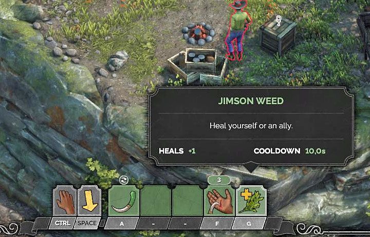 Isabelle posiada lecznicze zioła, z pomocą których można odnowić 1 fragment paska zdrowia - Desperados 3: Ranny bohater - jak wyleczyć? - Desperados 3 - poradnik do gry